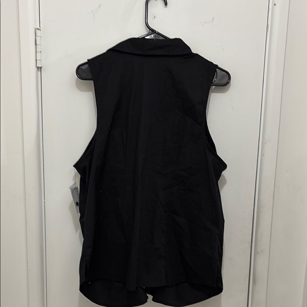 Nine West Black Sleeveless Top - Picture 3 of 3